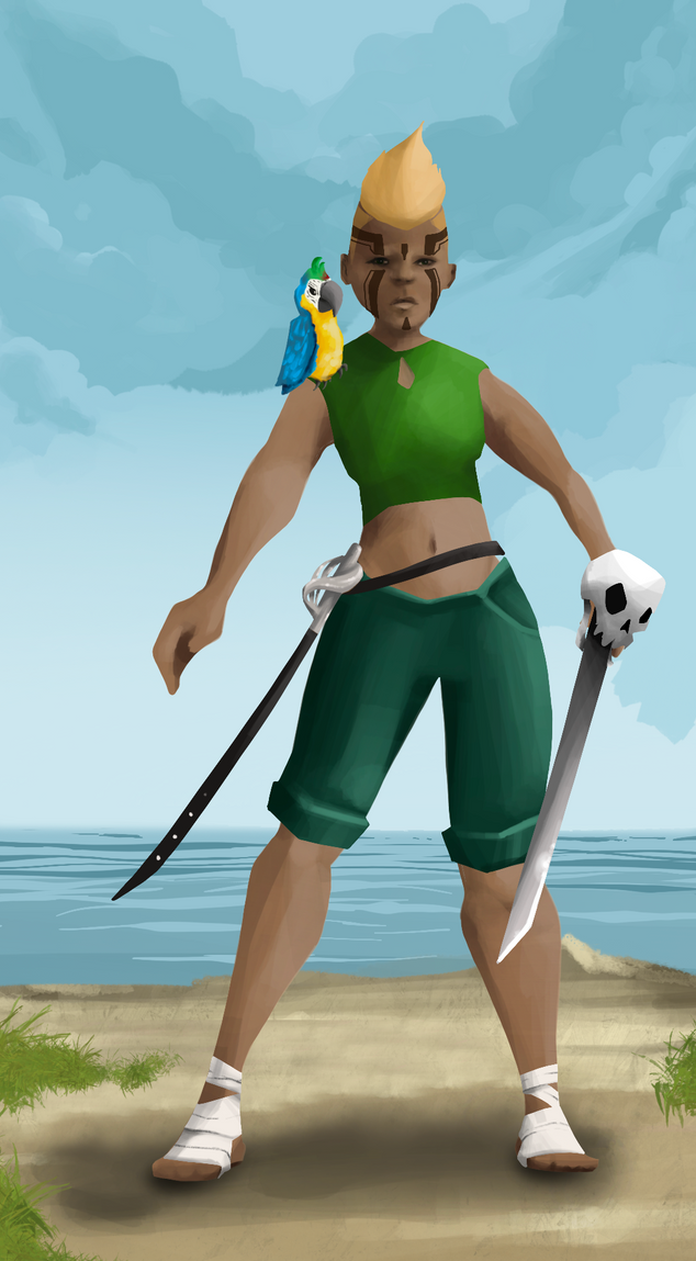 AlgoSeas Pirate #18372 NFT on Algorand