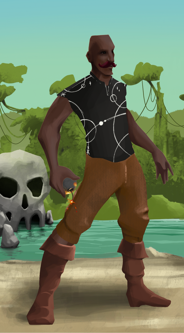 AlgoSeas Pirate #18381 NFT on Algorand