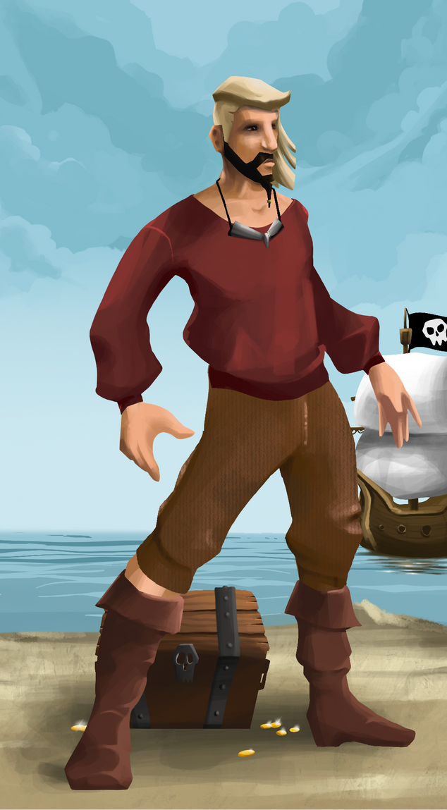 AlgoSeas Pirate #18391 NFT on Algorand