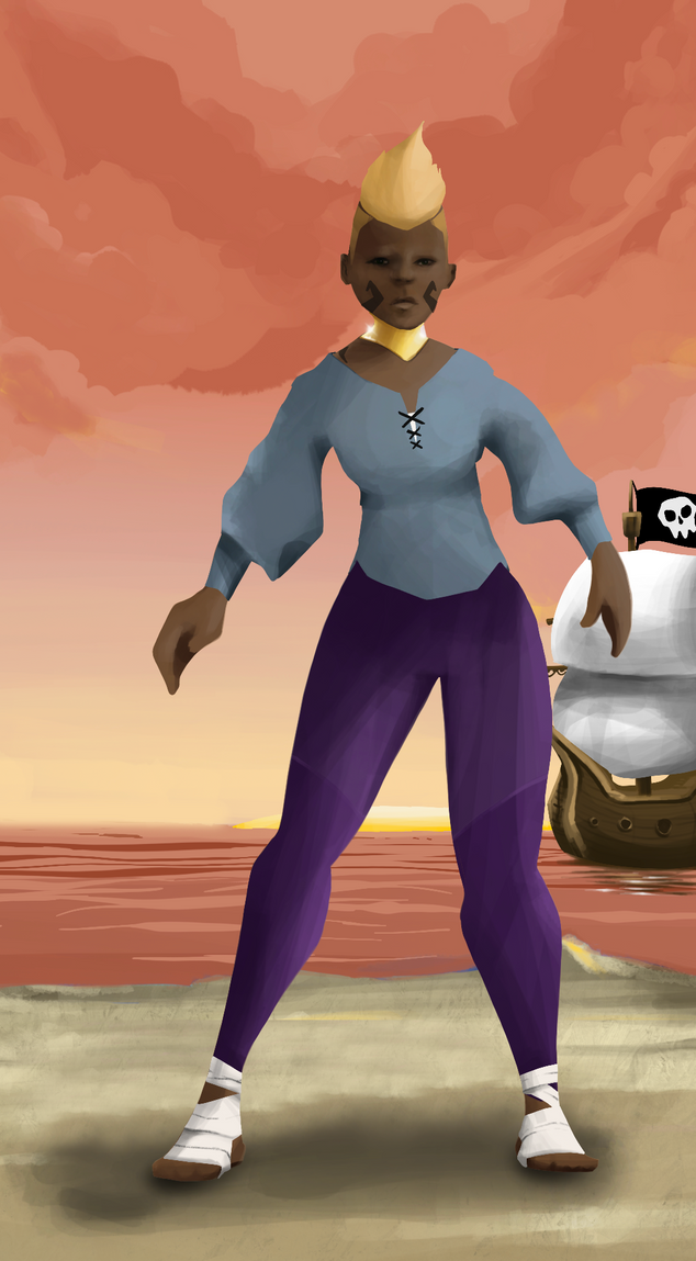 AlgoSeas Pirate #18407 NFT on Algorand