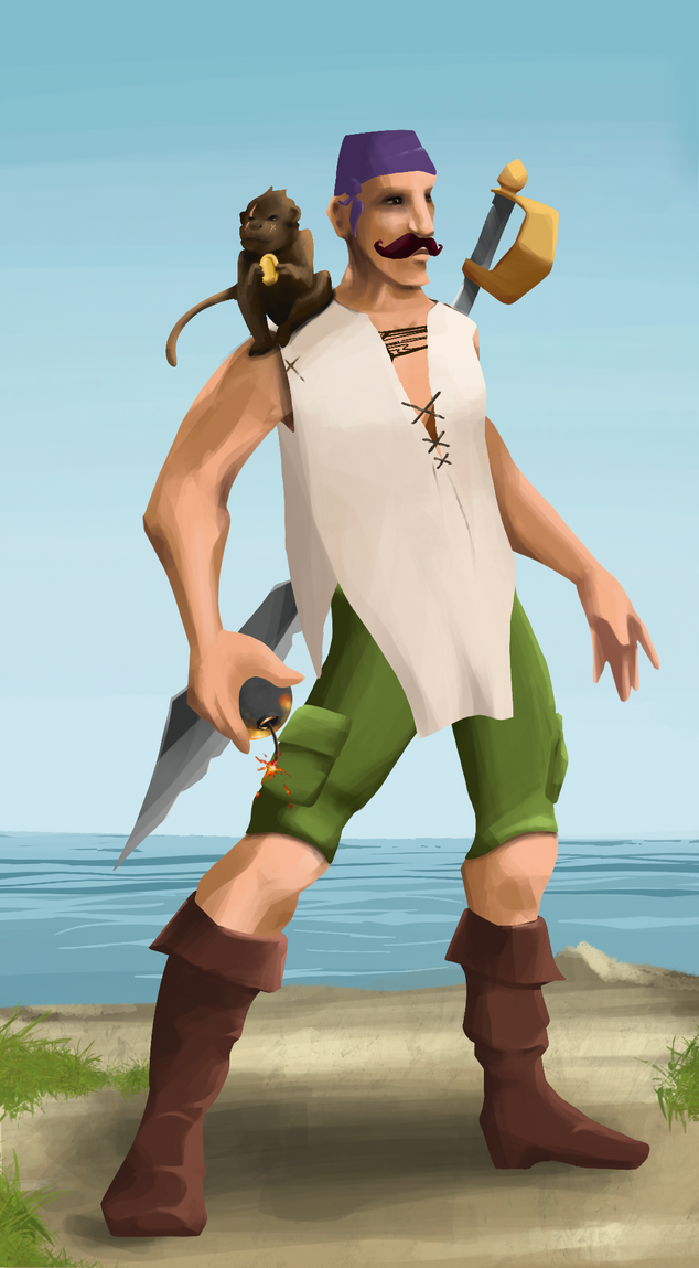 AlgoSeas Pirate #18421 NFT on Algorand