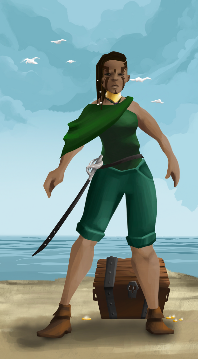 AlgoSeas Pirate #18431 NFT on Algorand