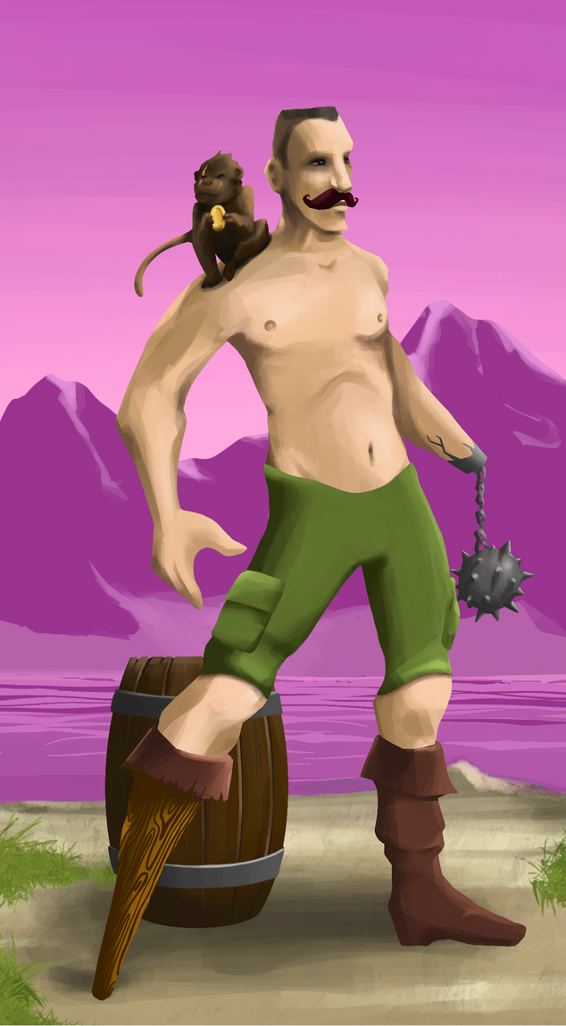 AlgoSeas Pirate #18454 NFT on Algorand