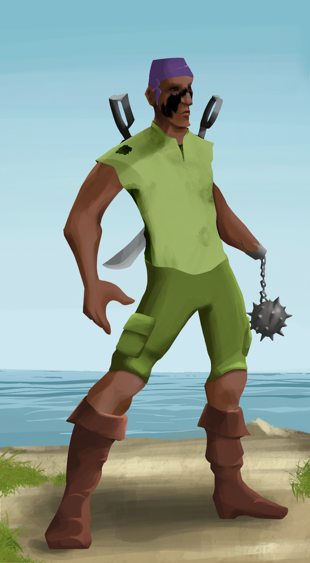 AlgoSeas Pirate #18465 NFT on Algorand