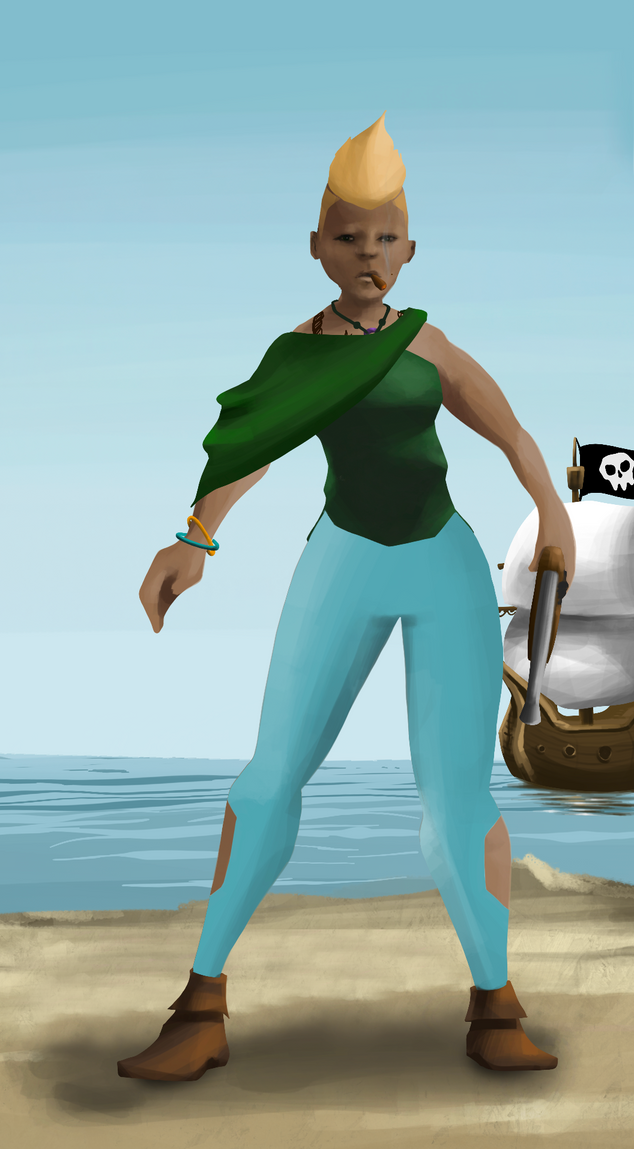 AlgoSeas Pirate #18483 NFT on Algorand