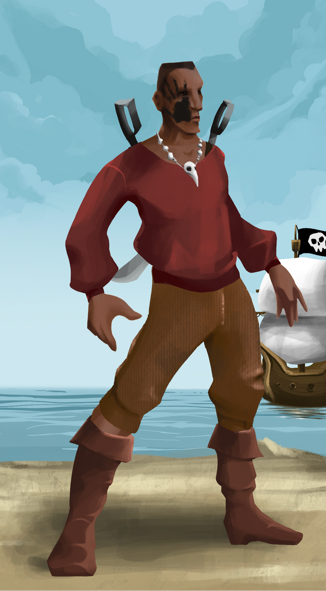 AlgoSeas Pirate #18505 NFT on Algorand