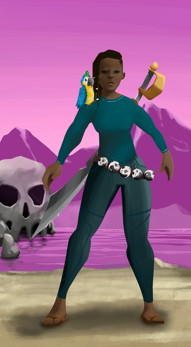 AlgoSeas Pirate #18566 NFT on Algorand