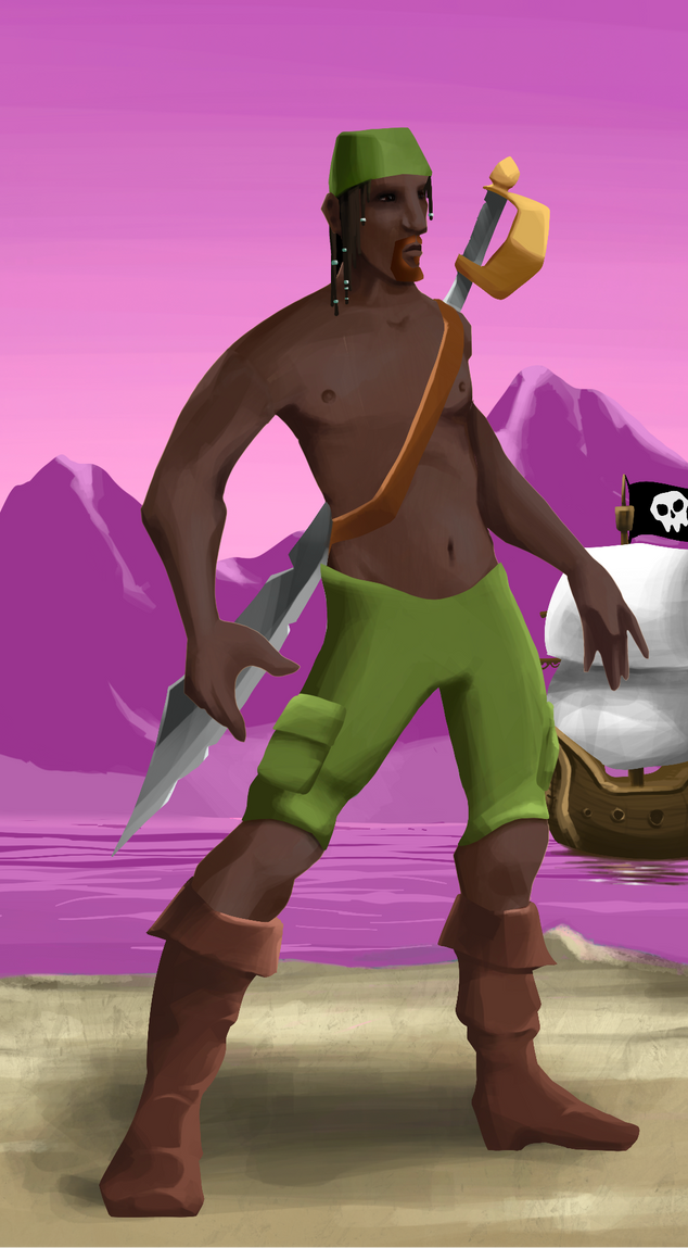 AlgoSeas Pirate #18587 NFT on Algorand