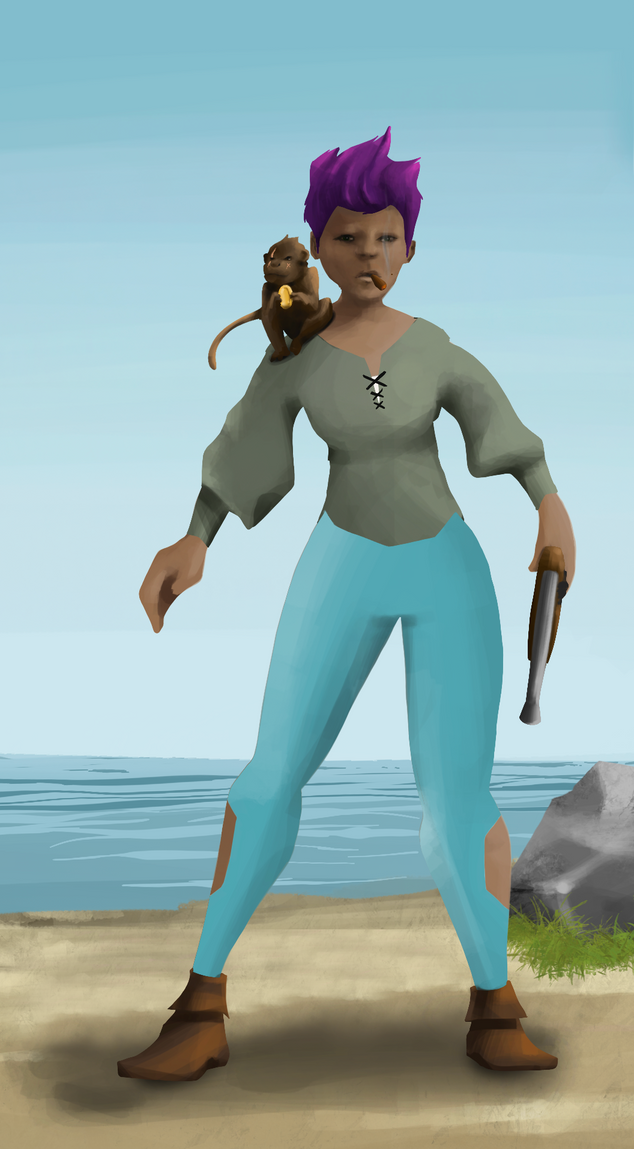 AlgoSeas Pirate #18629 NFT on Algorand