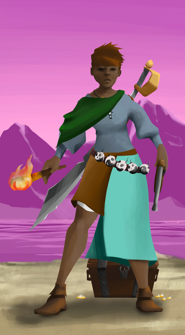 AlgoSeas Pirate #18645 NFT on Algorand