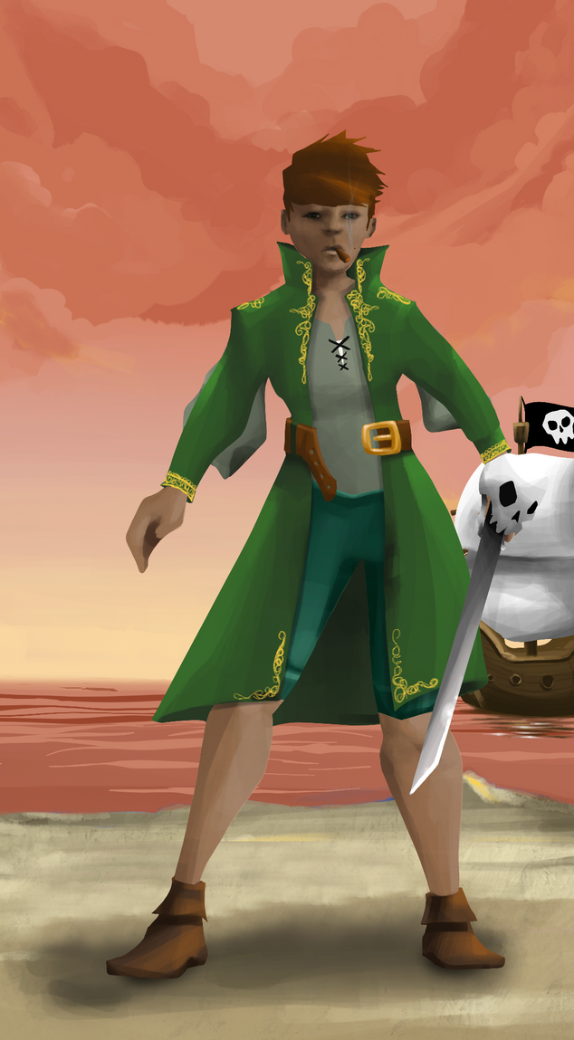 AlgoSeas Pirate #18655 NFT on Algorand