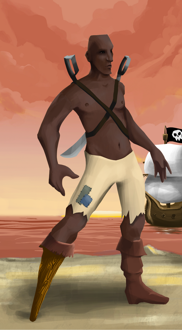 AlgoSeas Pirate #18705 NFT on Algorand