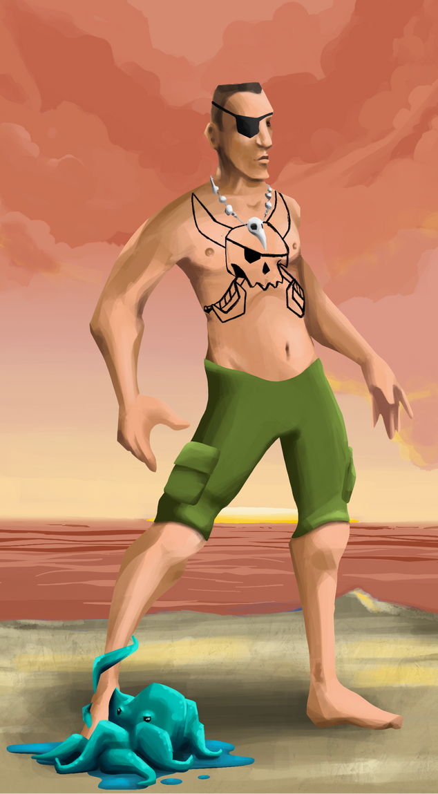 AlgoSeas Pirate #18718 NFT on Algorand