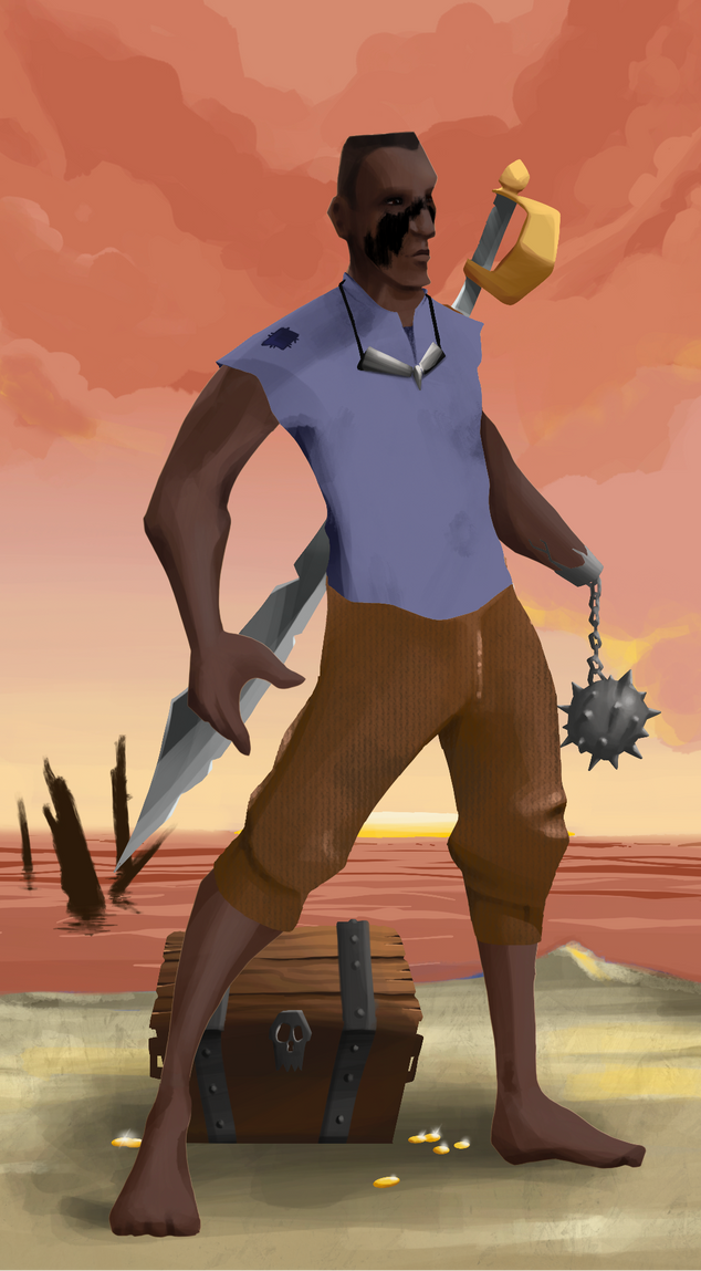 AlgoSeas Pirate #18736 NFT on Algorand