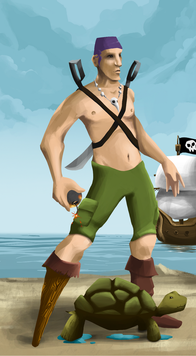 AlgoSeas Pirate #18740 NFT on Algorand