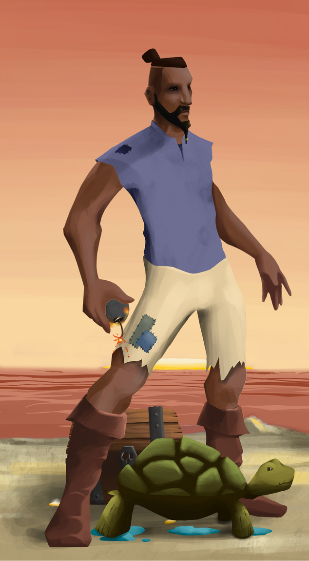 AlgoSeas Pirate #18744 NFT on Algorand