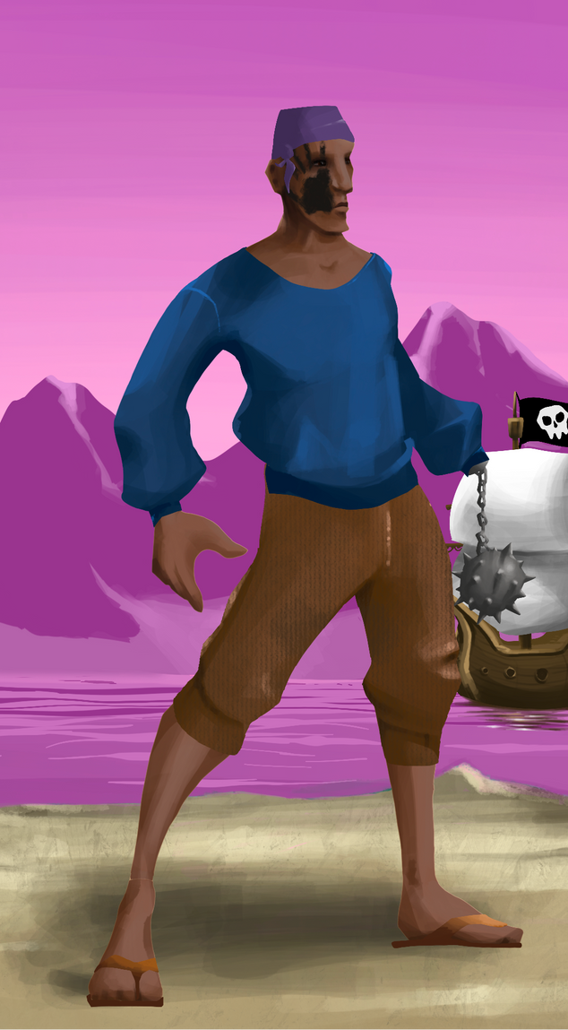 AlgoSeas Pirate #18810 NFT on Algorand