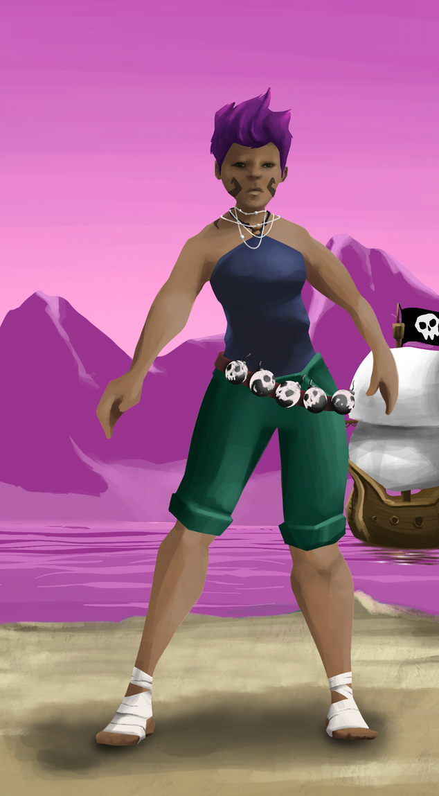 AlgoSeas Pirate #18851 NFT on Algorand