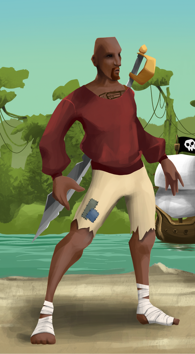 AlgoSeas Pirate #18963 NFT on Algorand