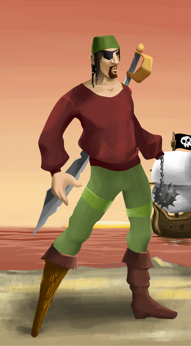 AlgoSeas Pirate #18981 NFT on Algorand