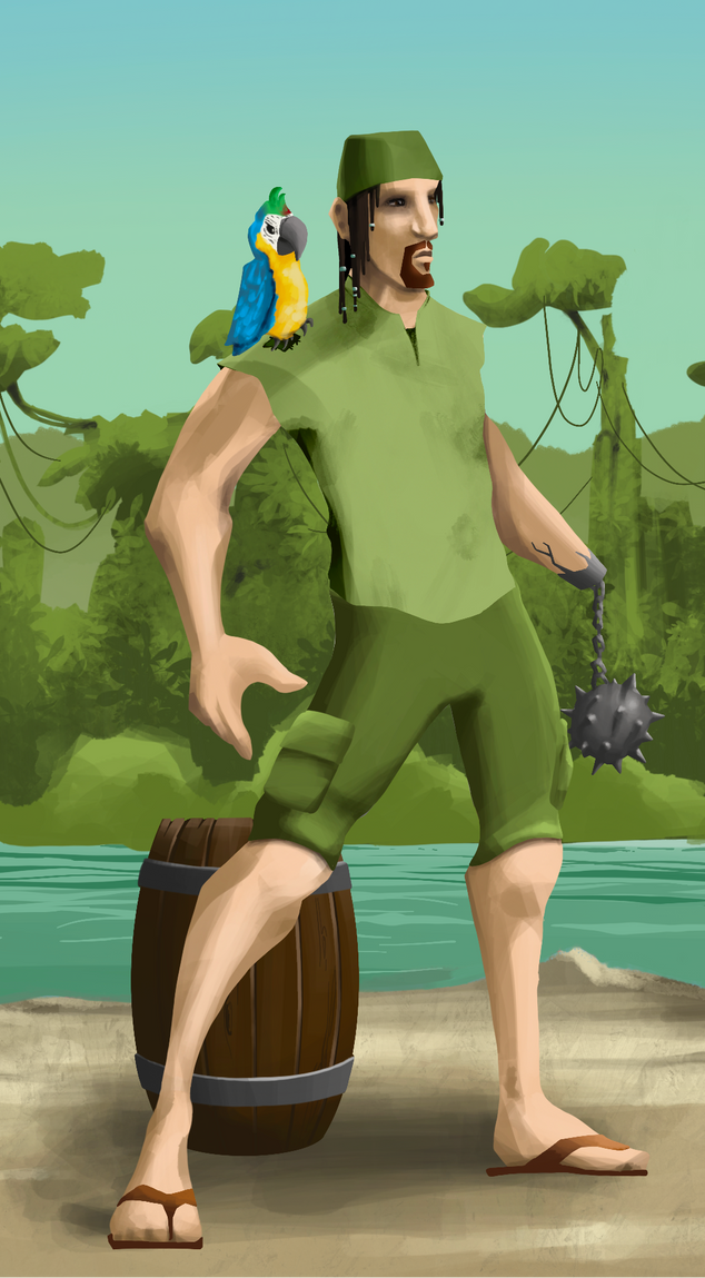 AlgoSeas Pirate #18992 NFT on Algorand