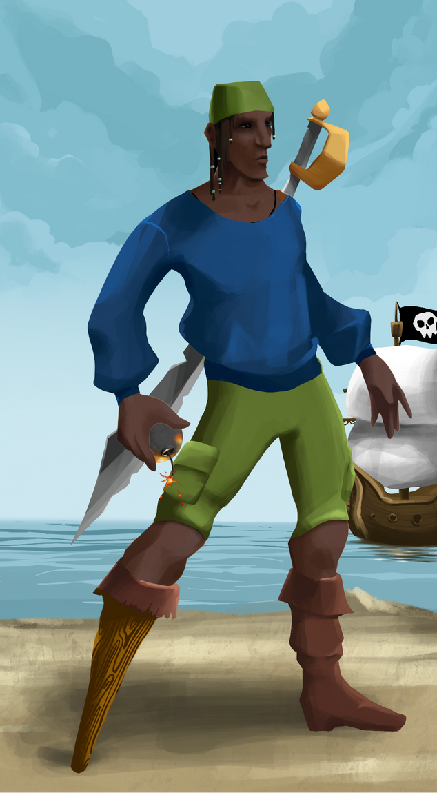 AlgoSeas Pirate #19007 NFT on Algorand