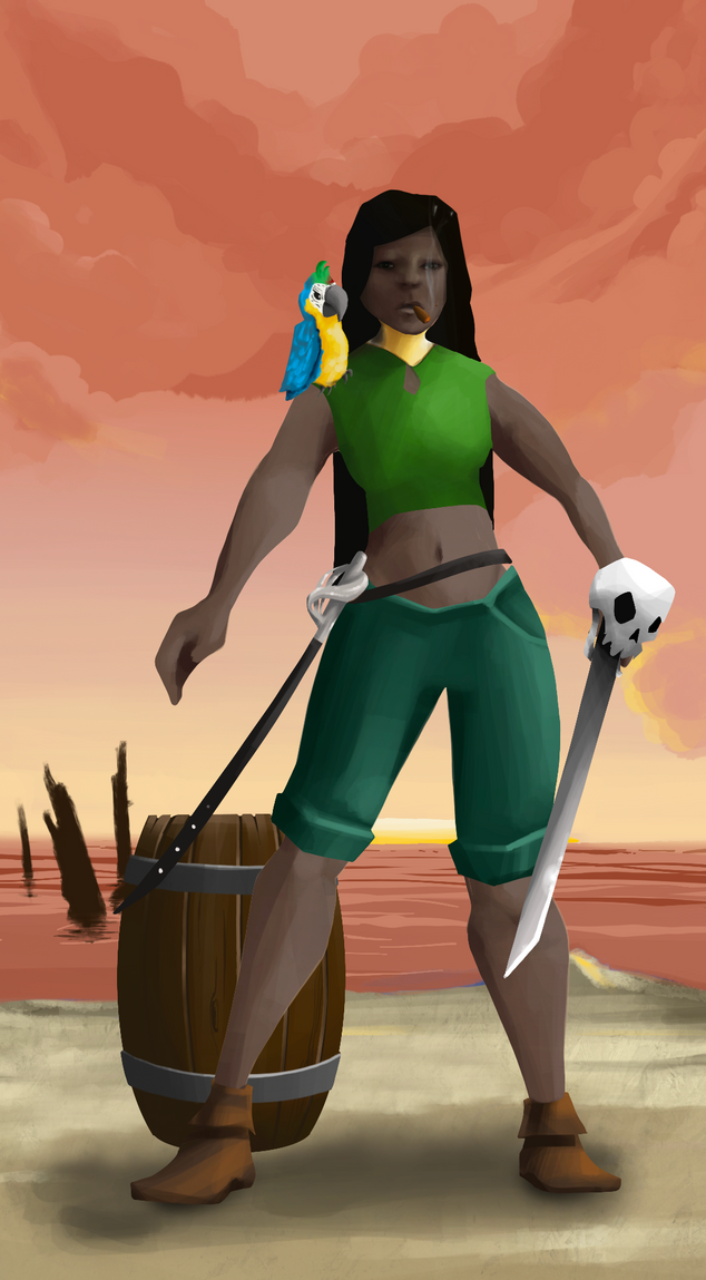 AlgoSeas Pirate #19013 NFT on Algorand