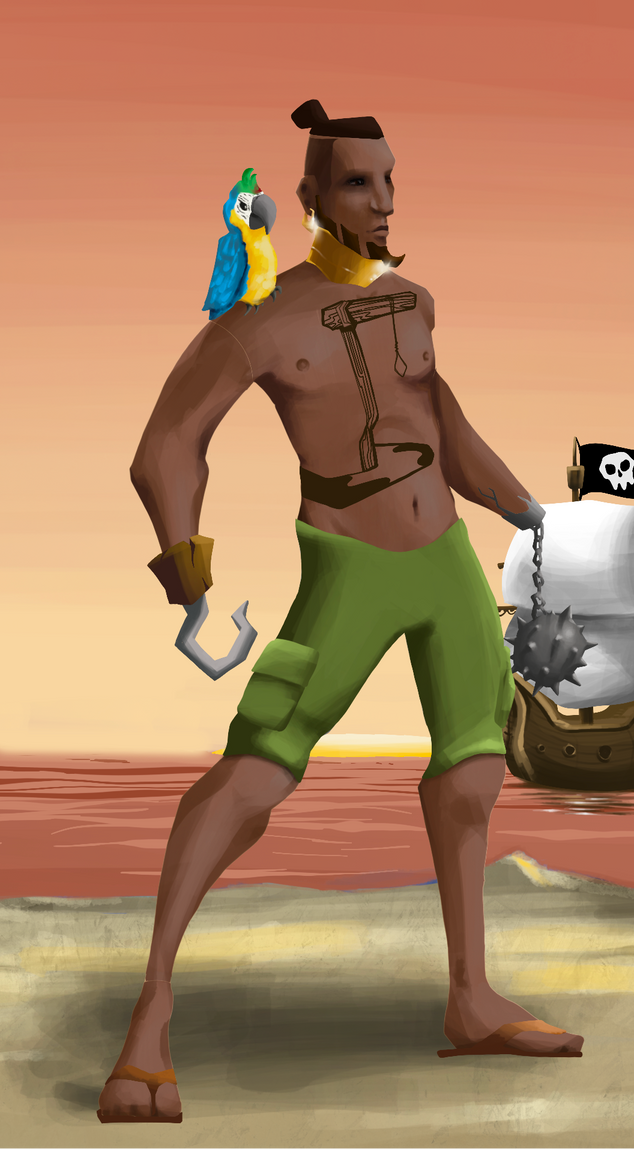 AlgoSeas Pirate #19041 NFT on Algorand