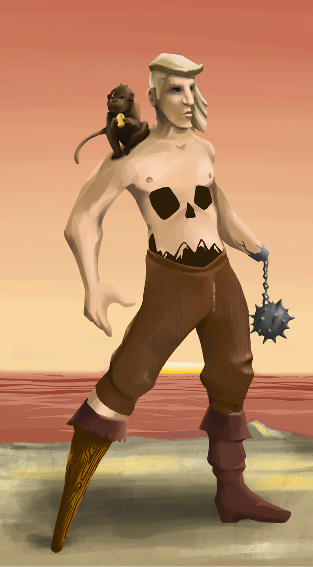 AlgoSeas Pirate #19045 NFT on Algorand