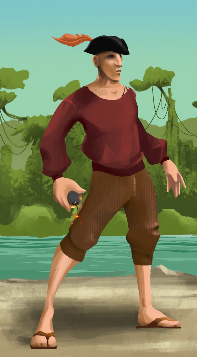 AlgoSeas Pirate #19050 NFT on Algorand