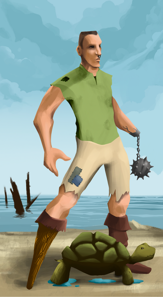 AlgoSeas Pirate #19058 NFT on Algorand