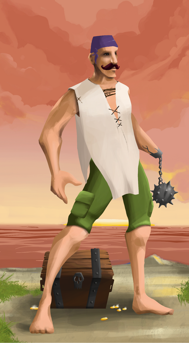 AlgoSeas Pirate #19065 NFT on Algorand