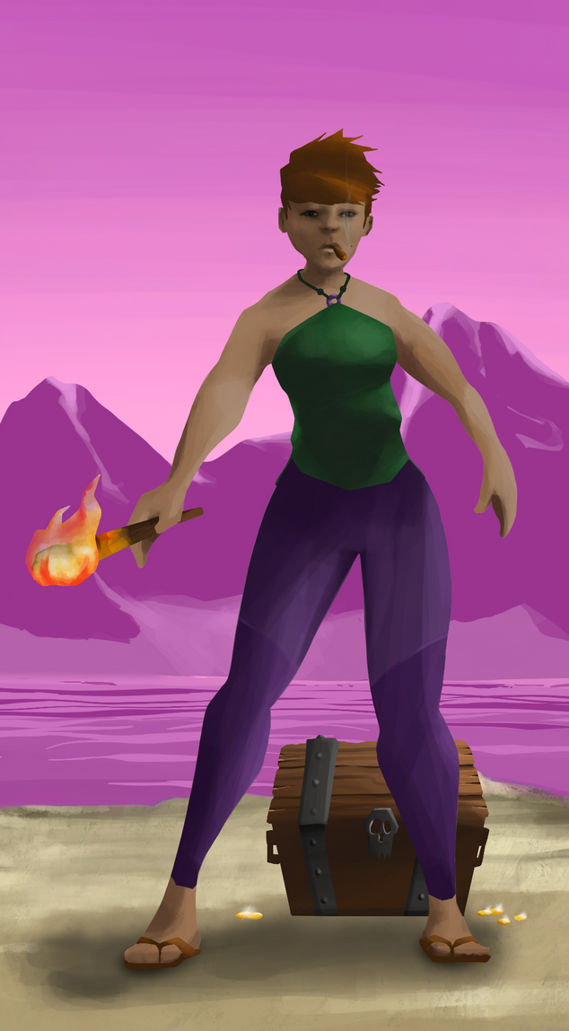 AlgoSeas Pirate #19070 NFT on Algorand