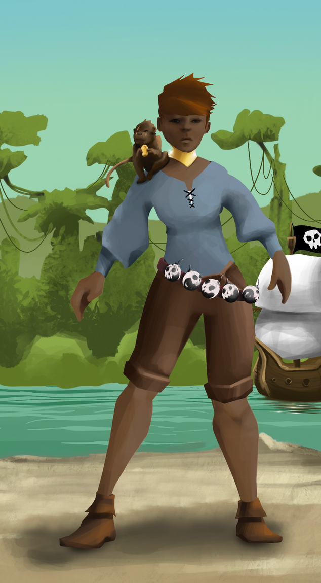 AlgoSeas Pirate #19075 NFT on Algorand