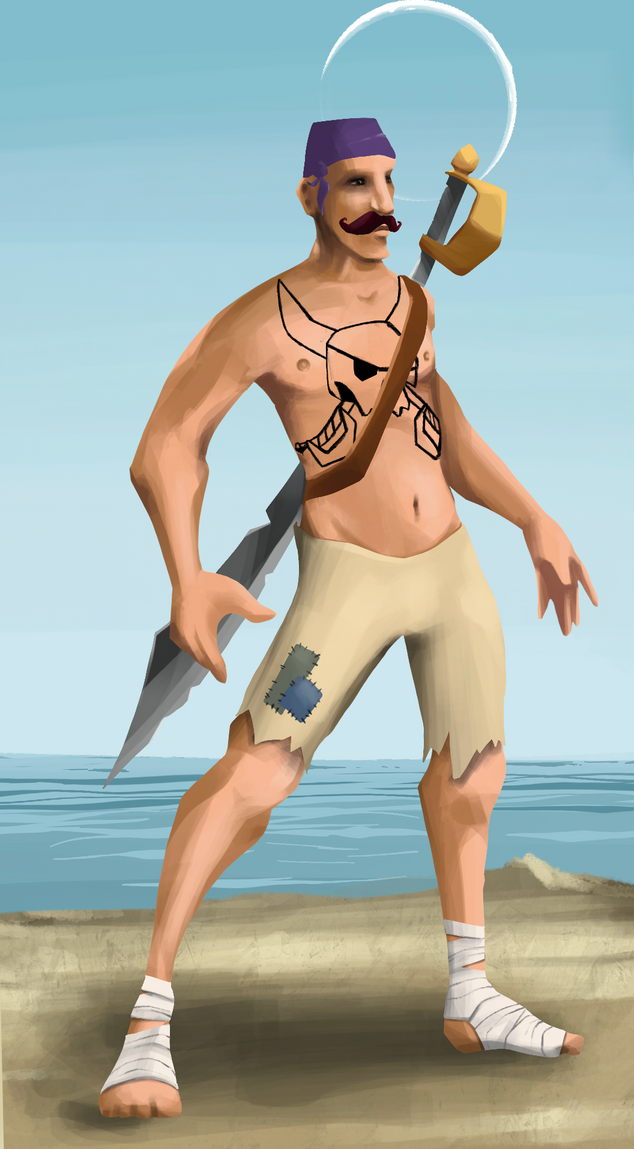 AlgoSeas Pirate #19076 NFT on Algorand