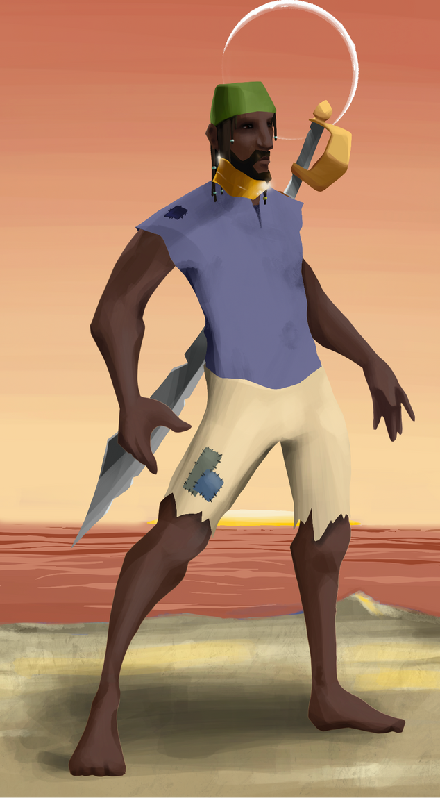 AlgoSeas Pirate #19077 NFT on Algorand