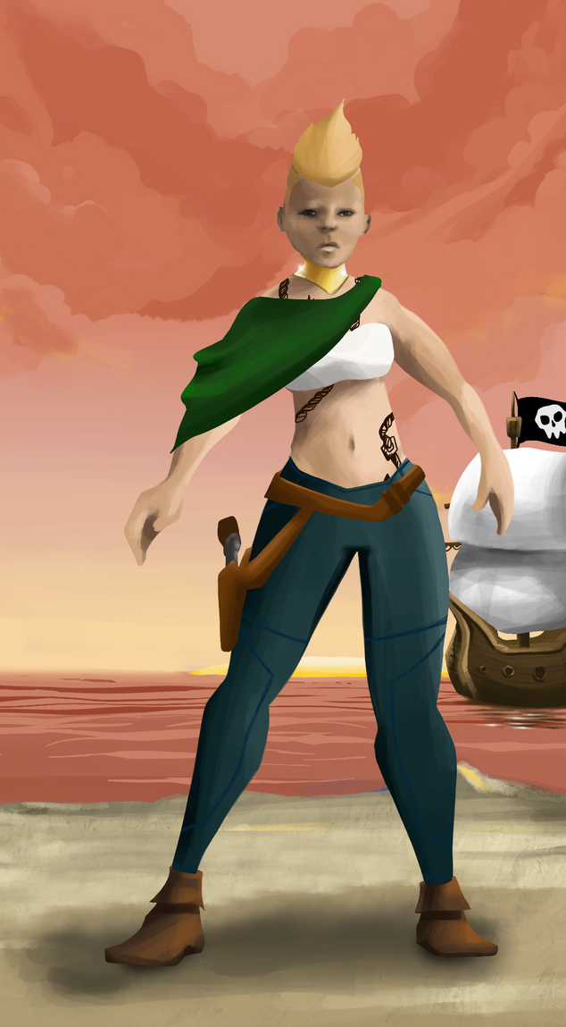 AlgoSeas Pirate #19081 NFT on Algorand