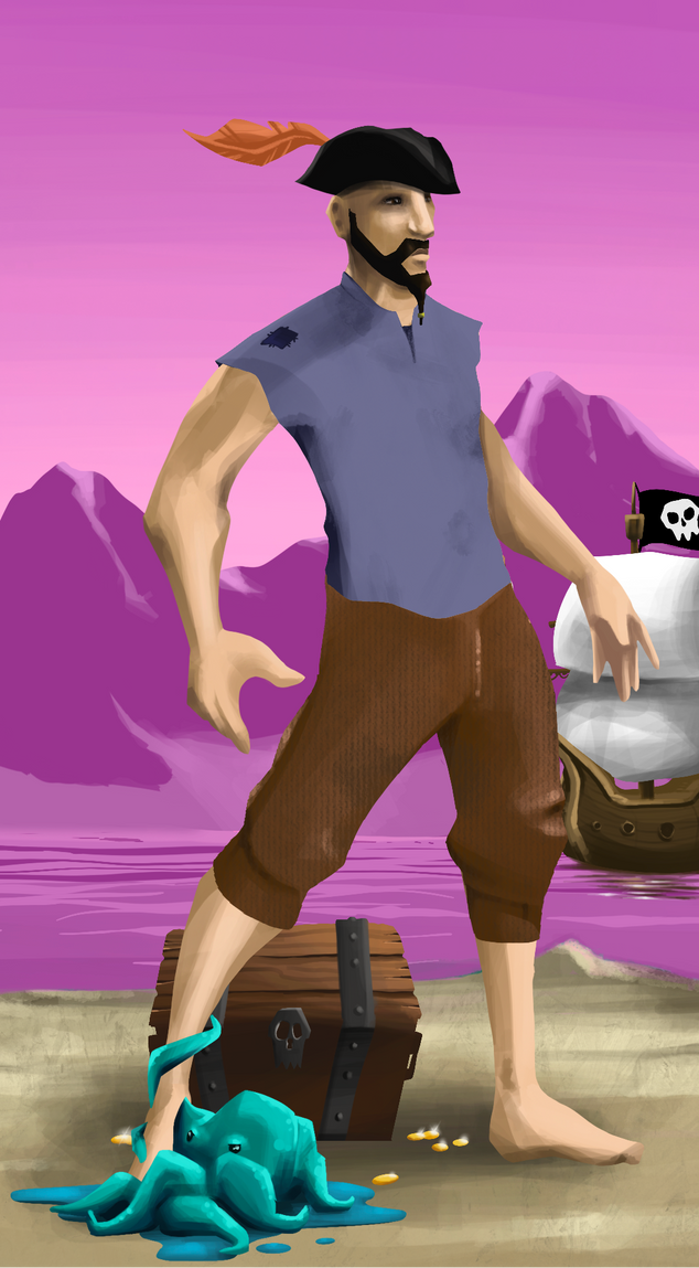 AlgoSeas Pirate #19086 NFT on Algorand