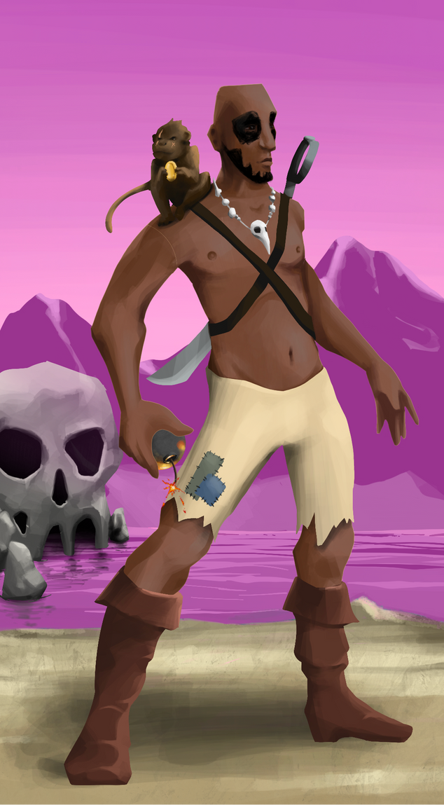 AlgoSeas Pirate #19098 NFT on Algorand