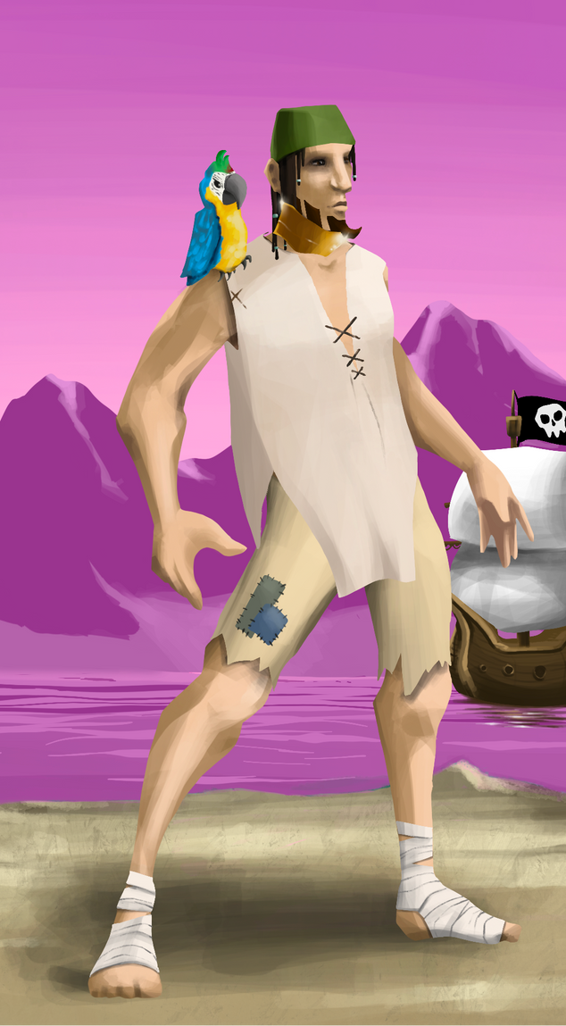 AlgoSeas Pirate #19106 NFT on Algorand