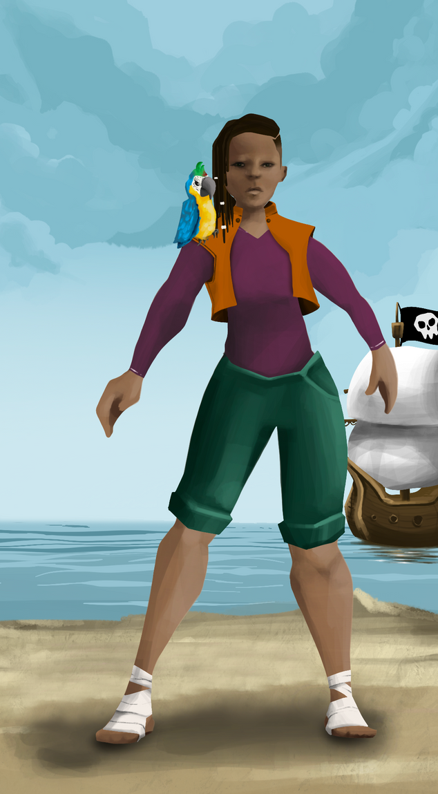 AlgoSeas Pirate #19117 NFT on Algorand