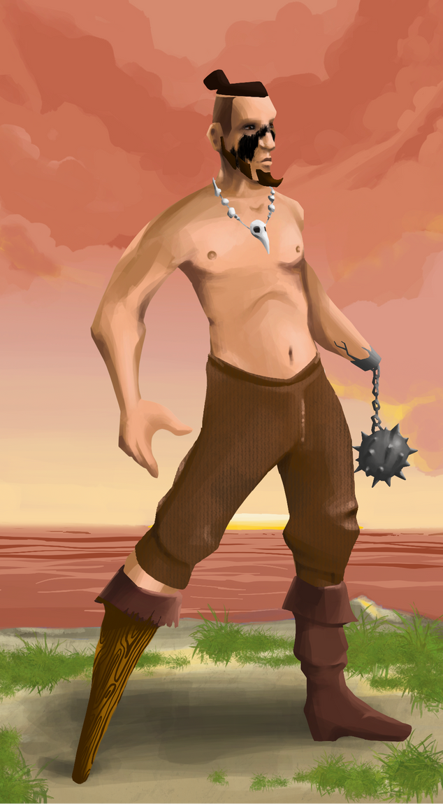 AlgoSeas Pirate #19129 NFT on Algorand