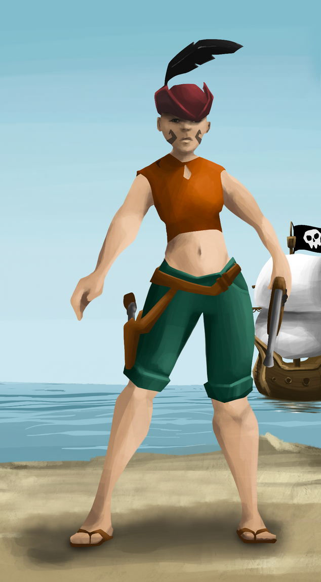 AlgoSeas Pirate #19190 NFT on Algorand