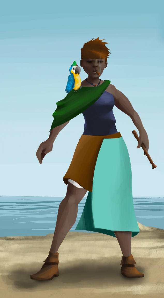 AlgoSeas Pirate #19195 NFT on Algorand