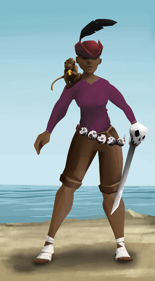 AlgoSeas Pirate #19249 NFT on Algorand