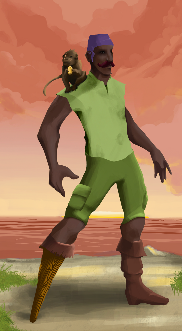 AlgoSeas Pirate #19255 NFT on Algorand