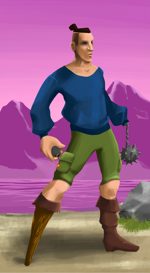 AlgoSeas Pirate #19258 NFT on Algorand