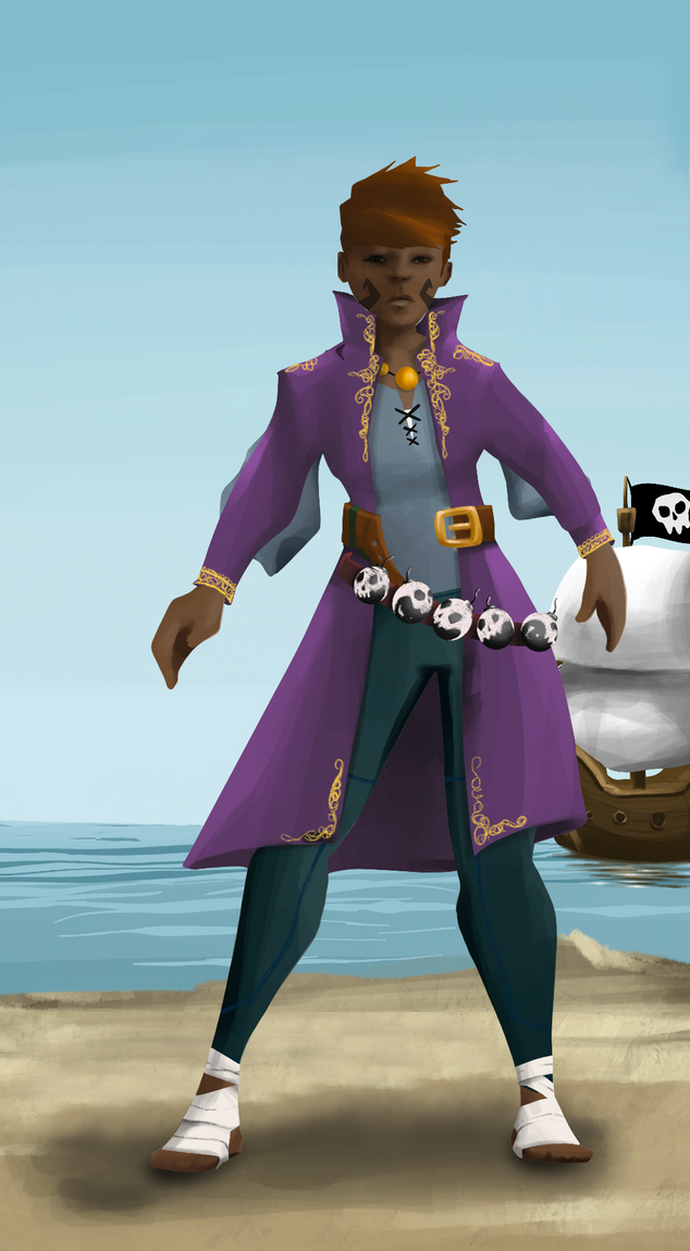 AlgoSeas Pirate #19259 NFT on Algorand