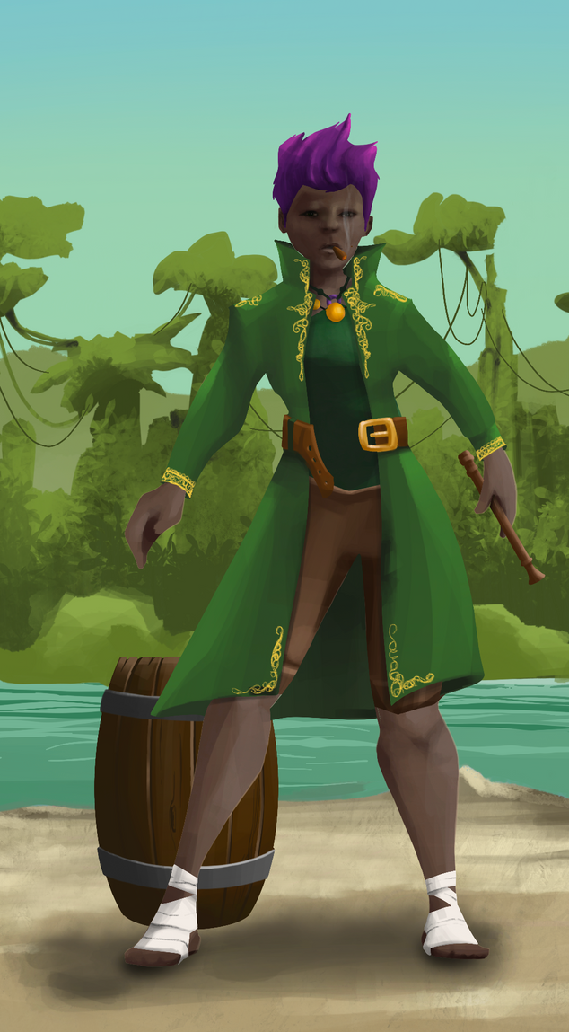 AlgoSeas Pirate #19261 NFT on Algorand