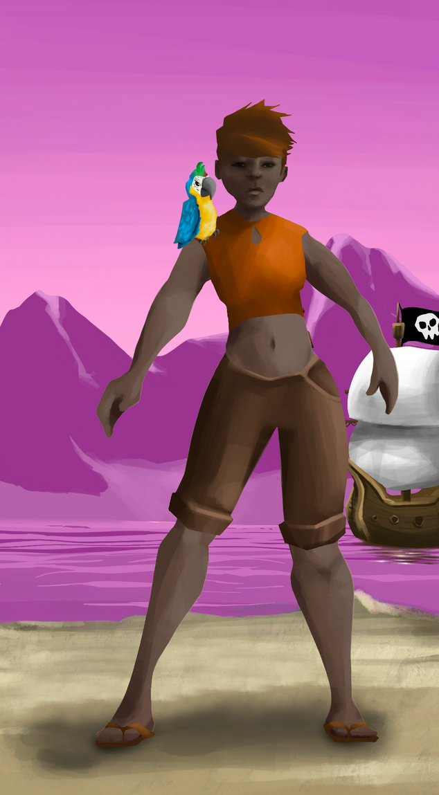 AlgoSeas Pirate #19267 NFT on Algorand